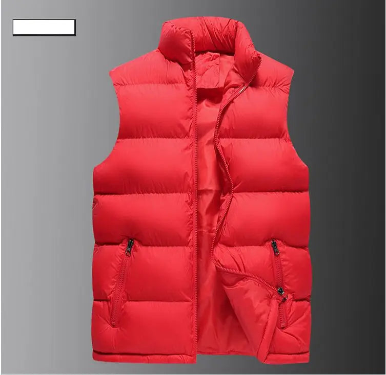 Men’s Warm Waterproof Vest Jacket – Winter Sleeveless Waistcoat